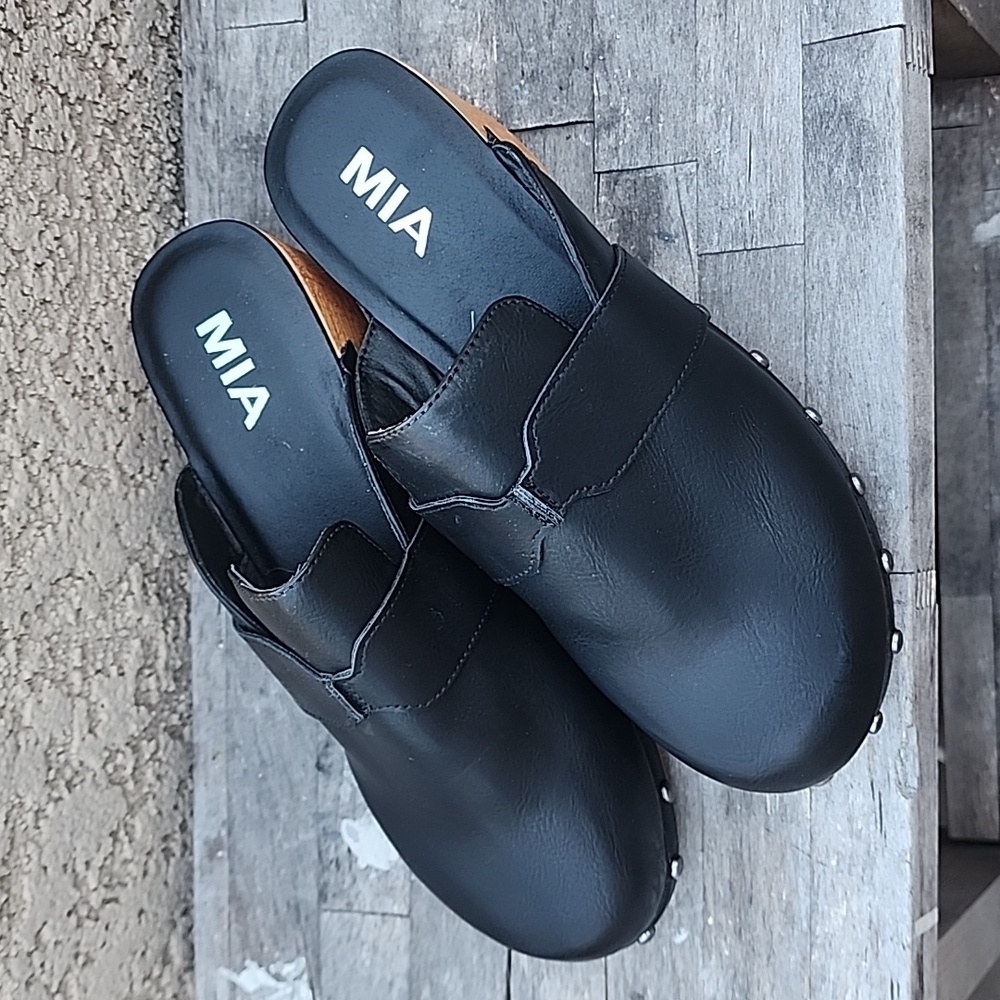 Mia Clogs Black Size 7.5